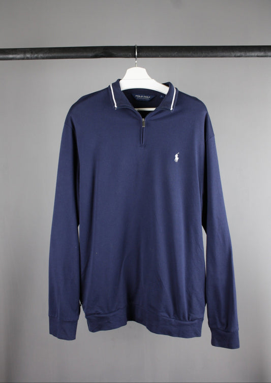 Ralph Lauren Quarter Zip Sweater (L)