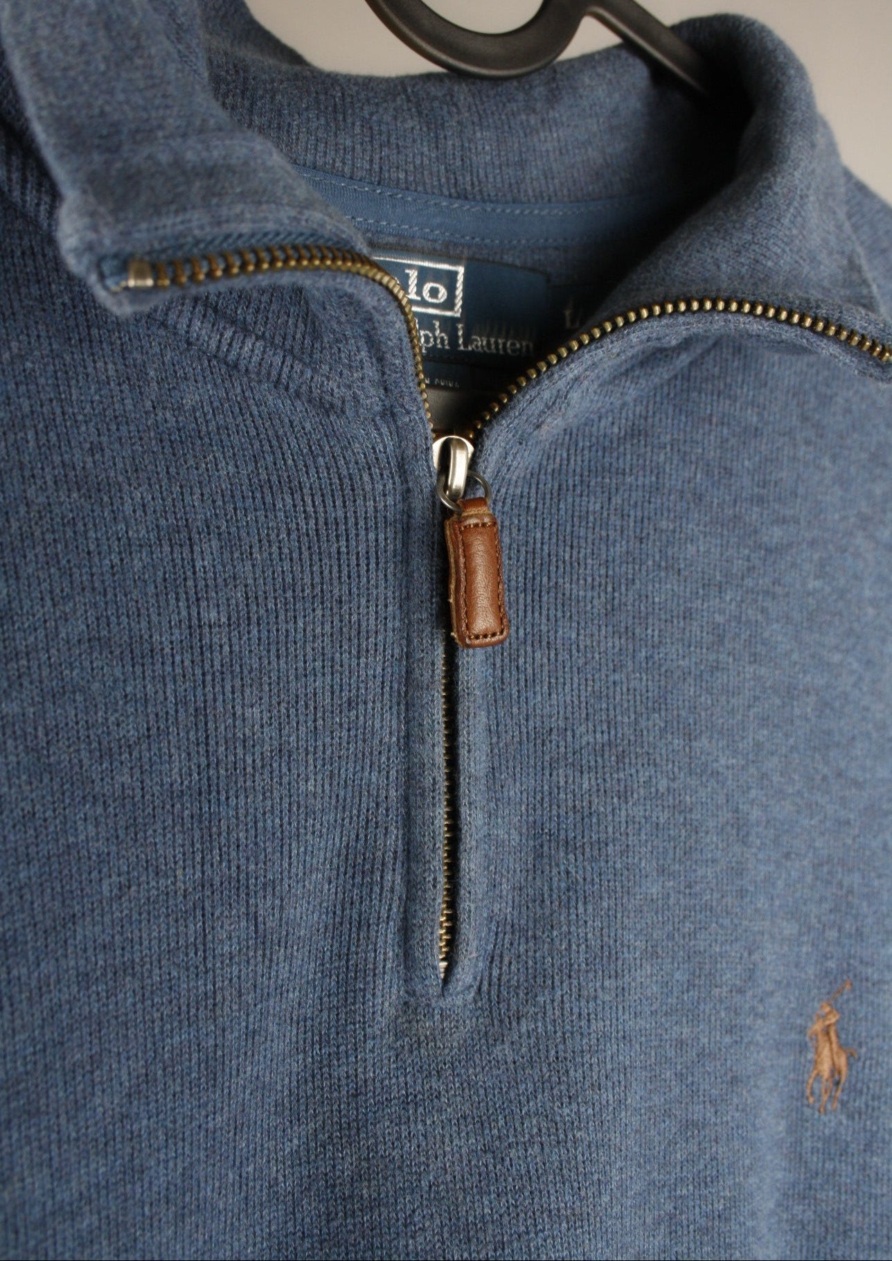 Ralph Lauren Quarter Zip Sweater (L)