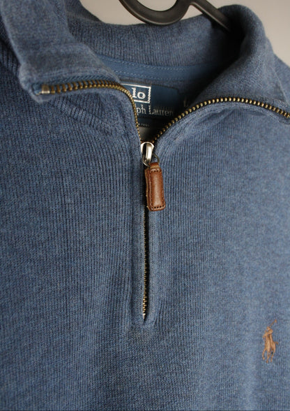Ralph Lauren Quarter Zip Sweater (L)