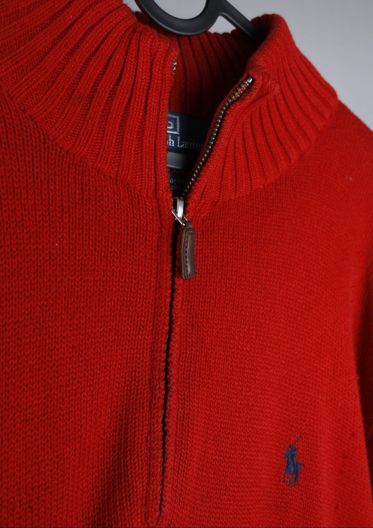 Ralph Lauren Quarter Zip Sweater (XL)