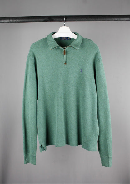 Ralph Lauren Quarter Zip Sweater (M)
