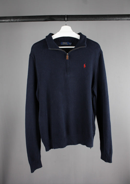 Ralph Lauren Quarter Zip Sweater (M)