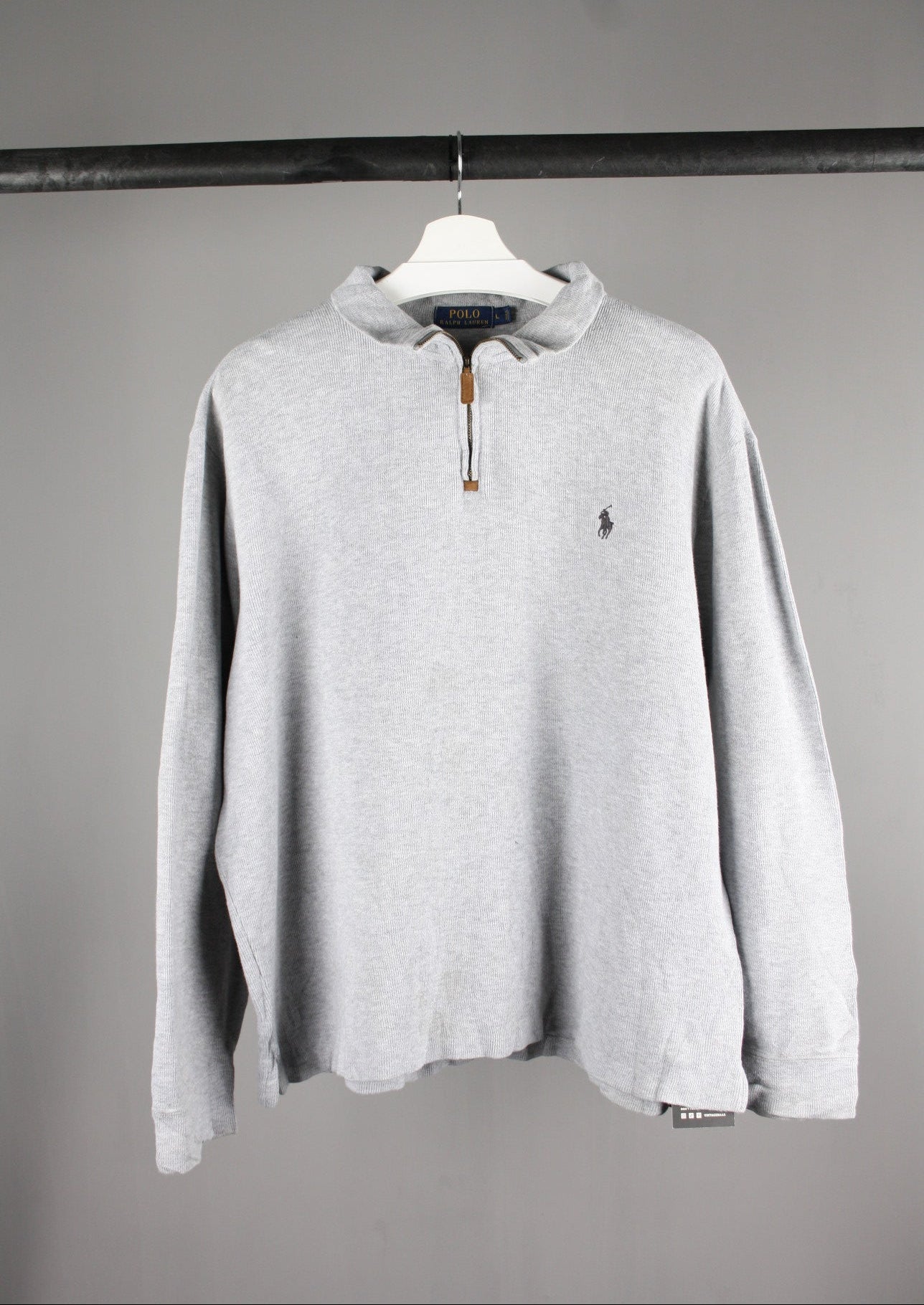 Ralph Lauren Quarter Zip Sweater (L)