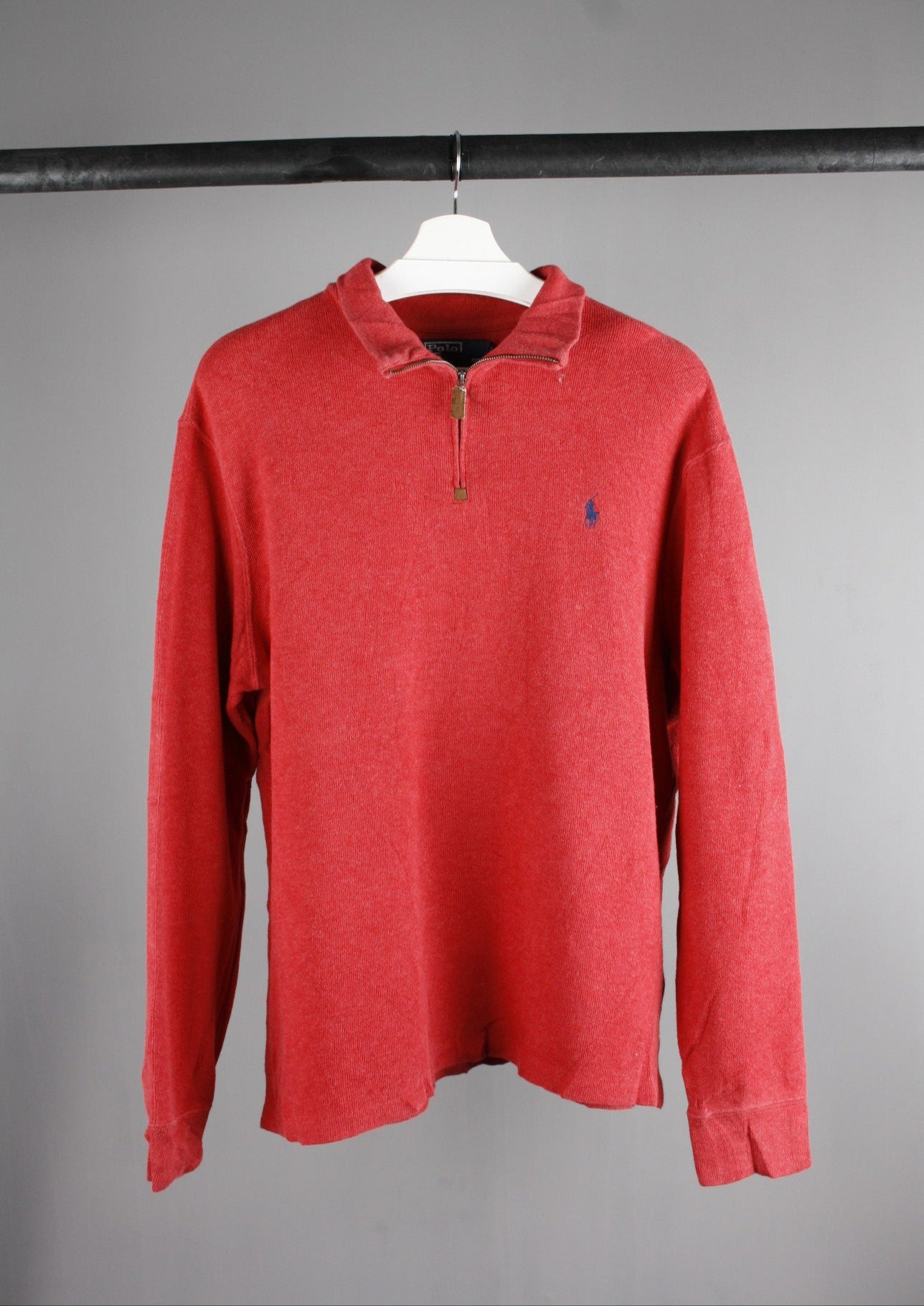 Ralph Lauren Quarter Zip Sweater (L)