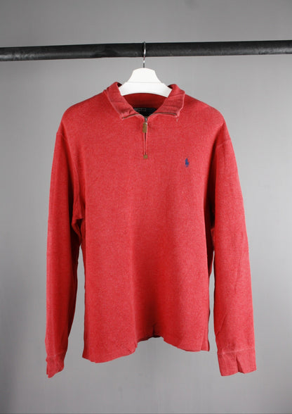 Ralph Lauren Quarter Zip Sweater (L)