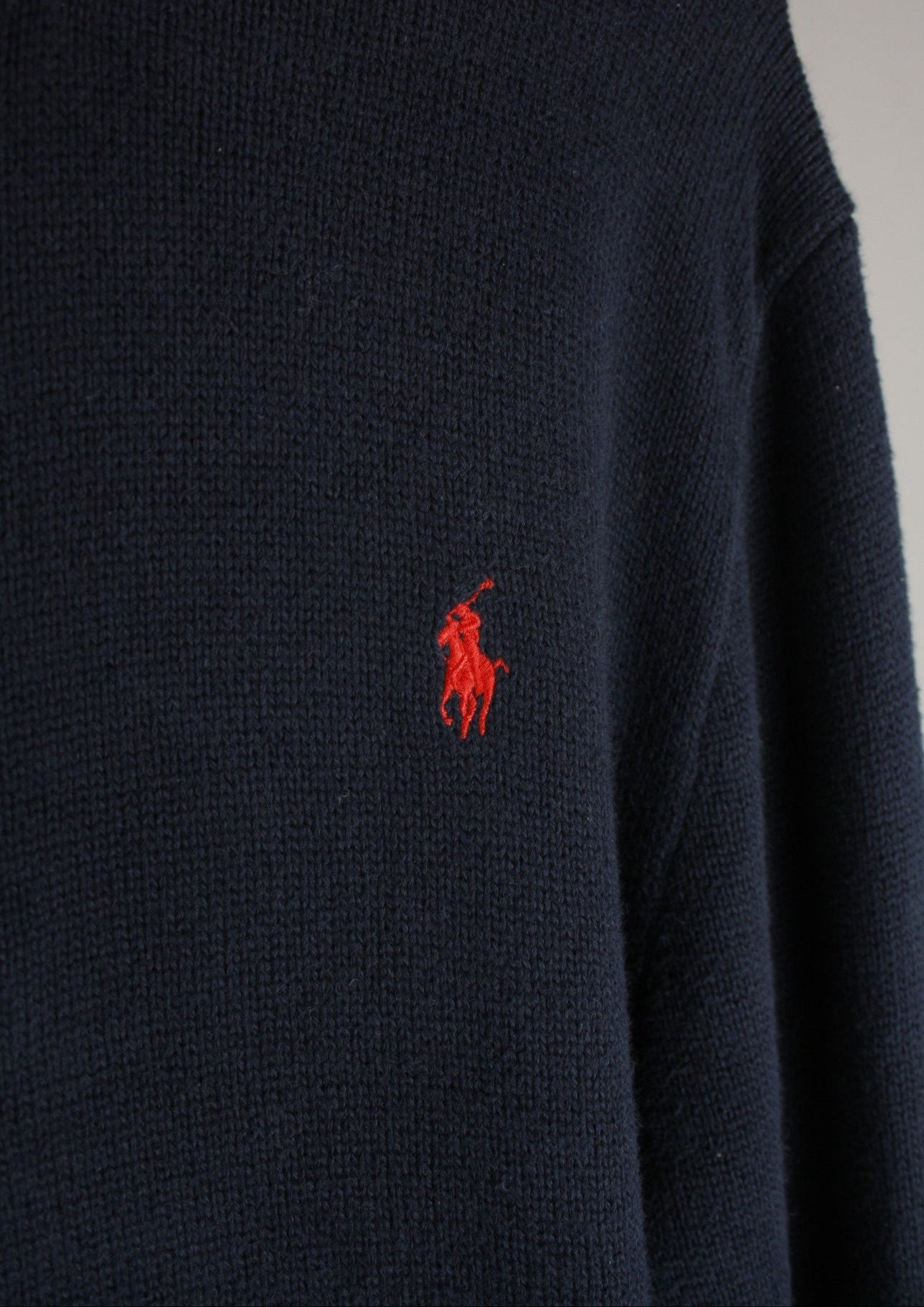 Ralph Lauren Quarter Zip Sweater (M)