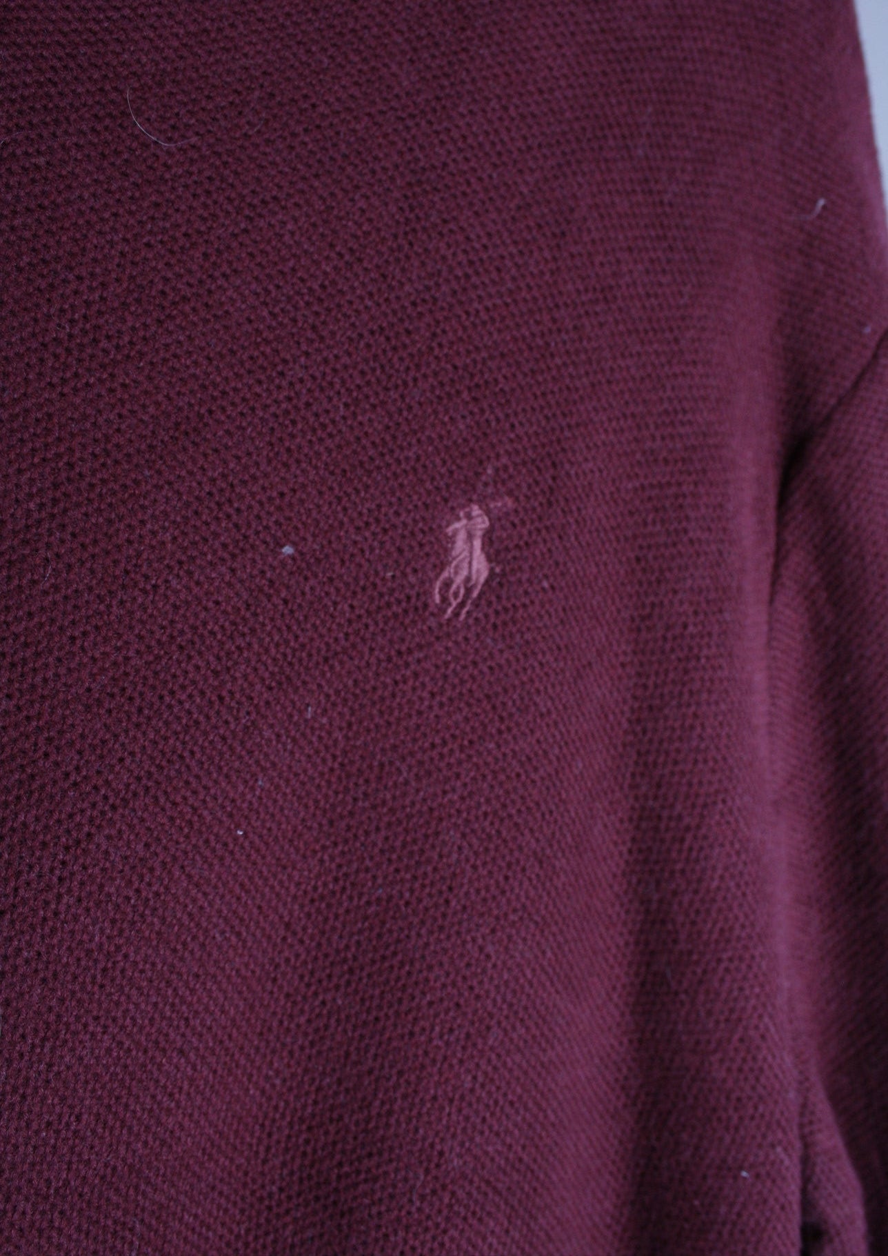Ralph Lauren Quarter Zip Sweater (L)
