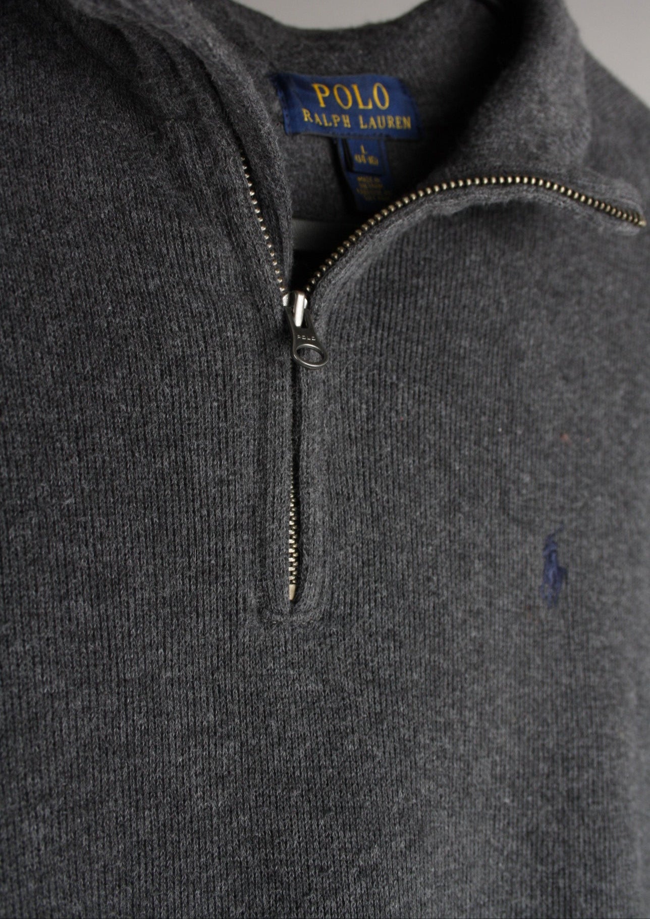 Ralph Lauren Quarter Zip Sweater (XS)