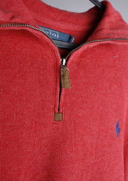 Ralph Lauren Quarter Zip Sweater (L)